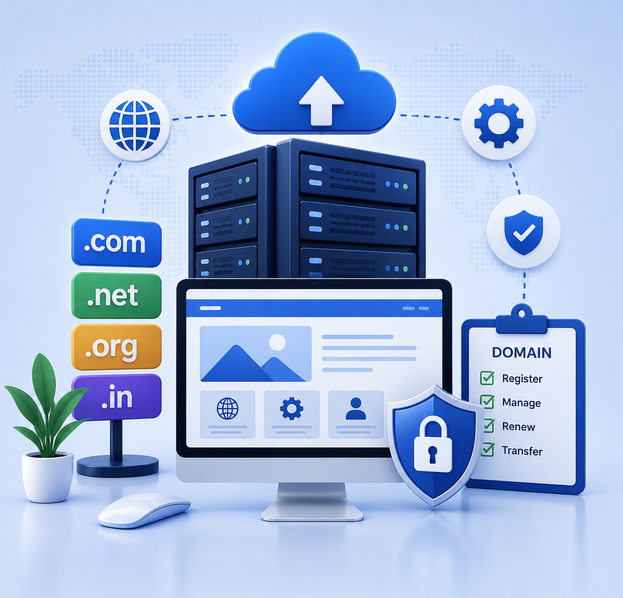 Web Hosting & Domain Management